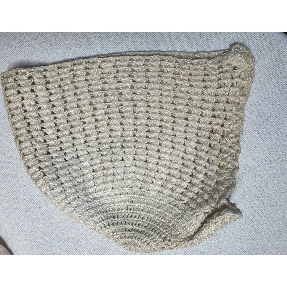 Antique 1800's Frontier Baby Clothes And Crochet Hats 4 Pieces 1 Moccasin Shoe